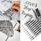 10 Black Micro-Pen Fineliner Ink Pens - Precision Multiliner Pens Micro Fine Point Drawing Pens for Sketching, Anime, Manga, Artist Illustration, Bullet Journaling, Scrapbooking